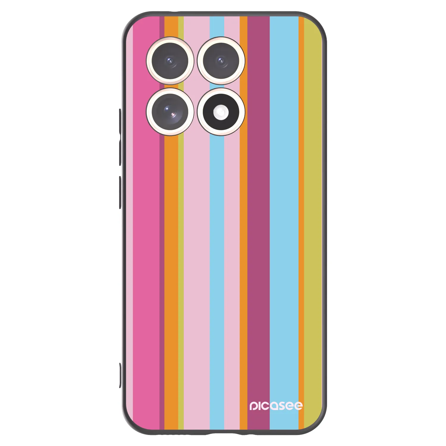 Picasee silikonowe czarne etui na Xiaomi 15T - Golden hour