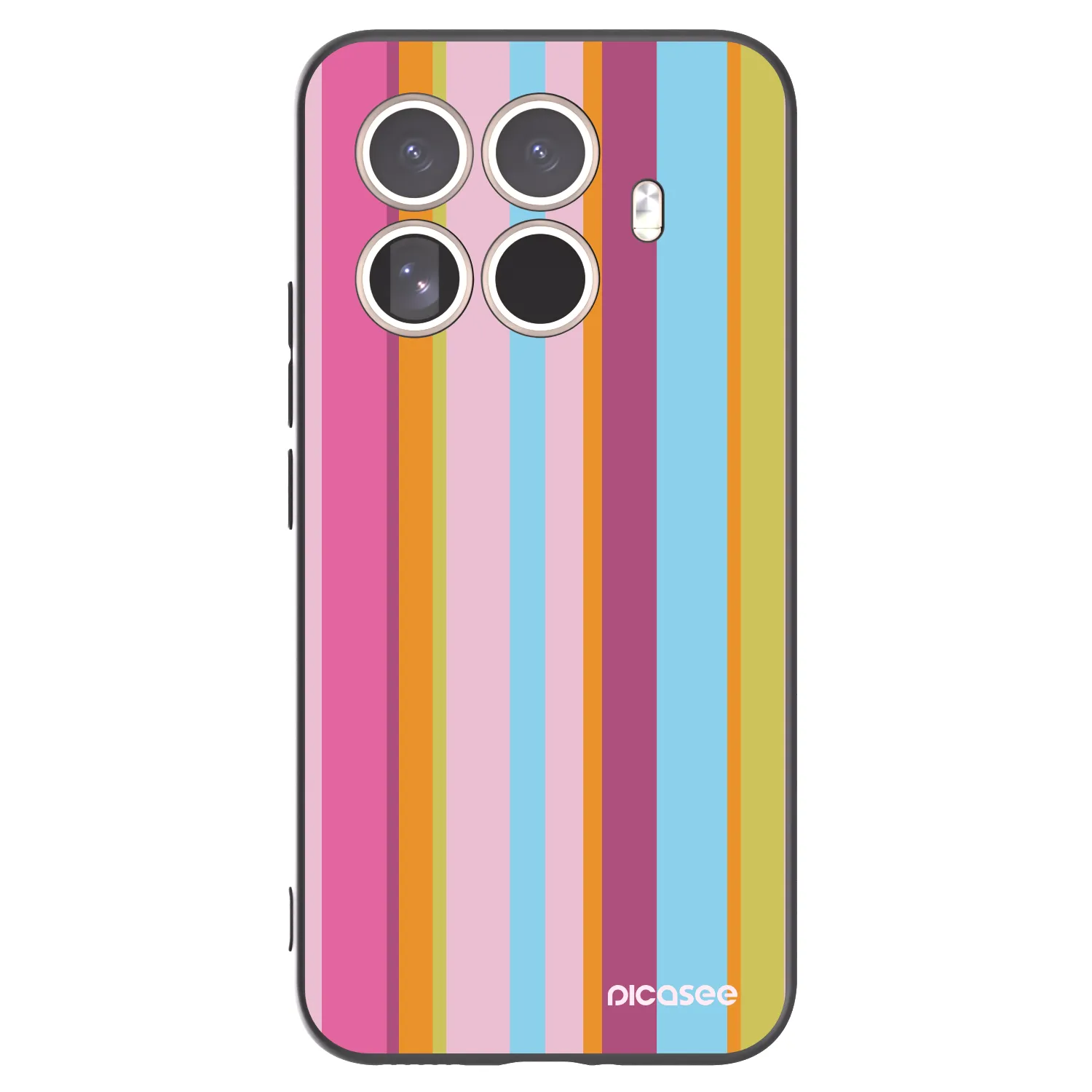 Picasee silikonowe czarne etui na Xiaomi 15T Pro - Golden hour