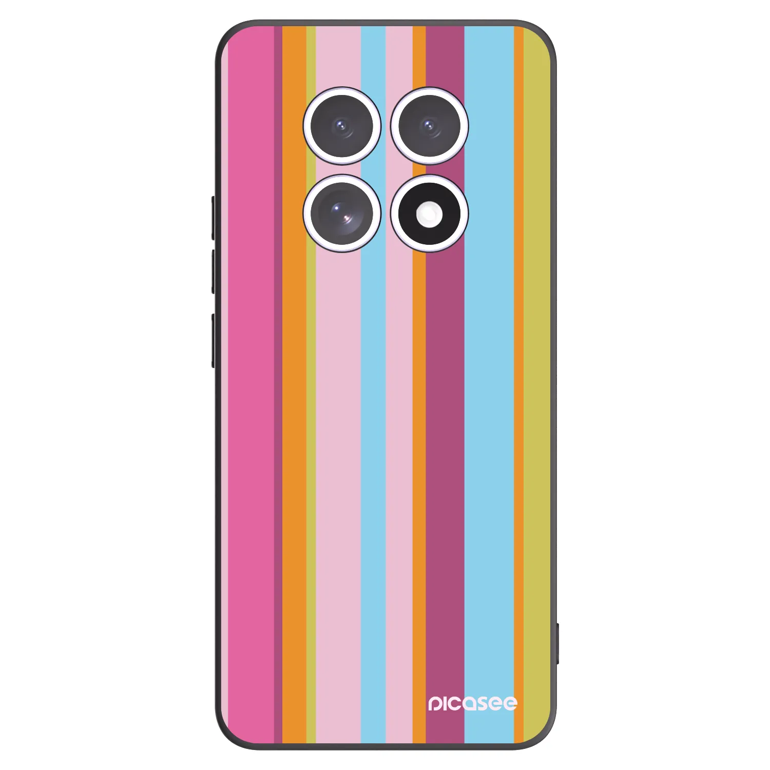 Picasee silikonowe czarne etui na Xiaomi Redmi Note 15 4G - Golden hour