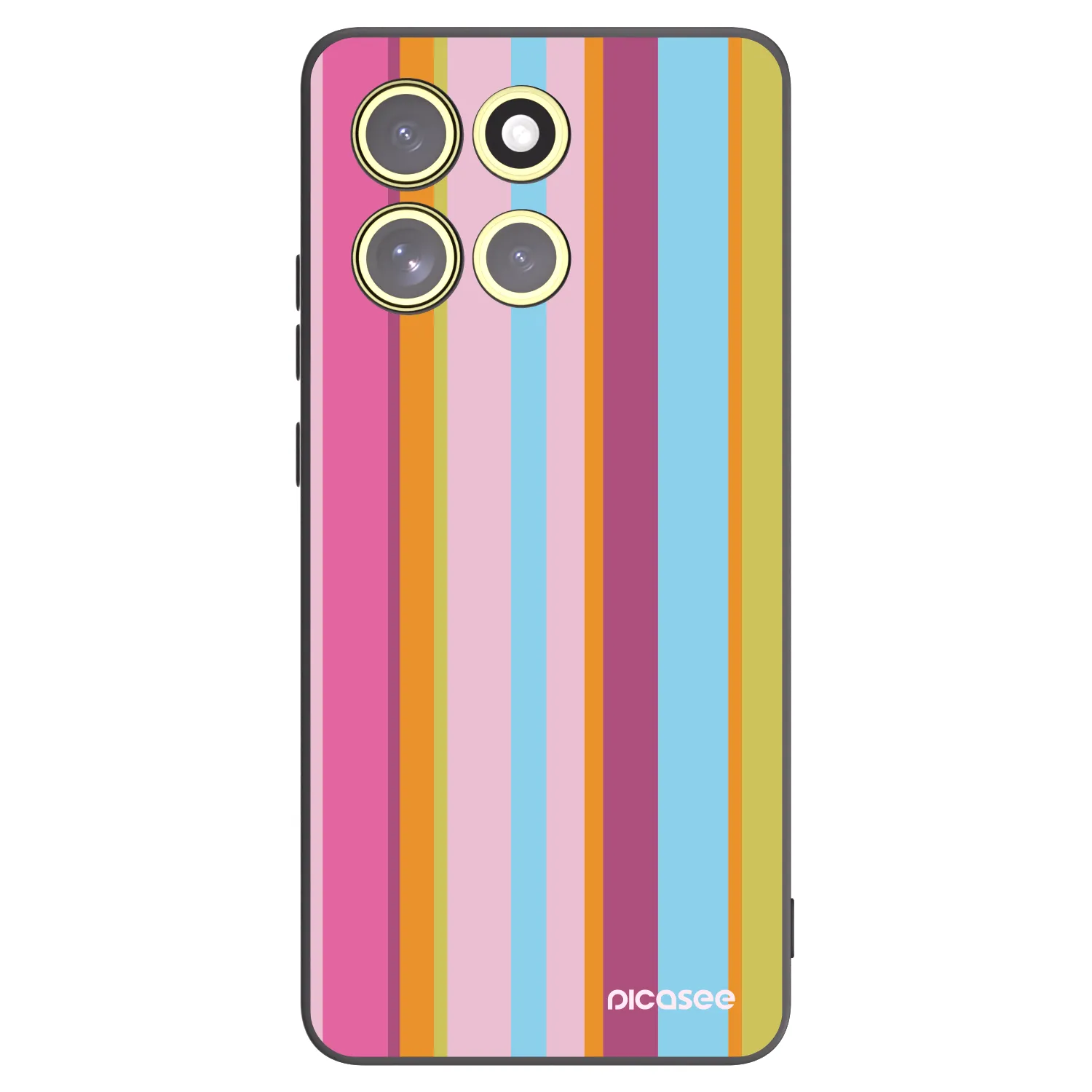 Picasee silikonowe czarne etui na Motorola Moto G86 Power 5G - Golden hour
