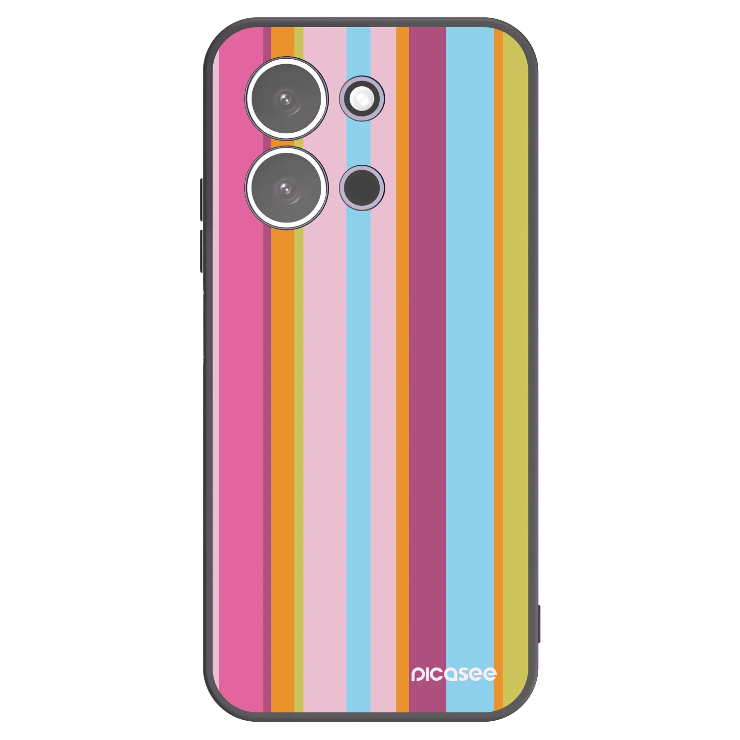 Picasee silikonowe czarne etui na Xiaomi Redmi 15C 5G - Golden hour