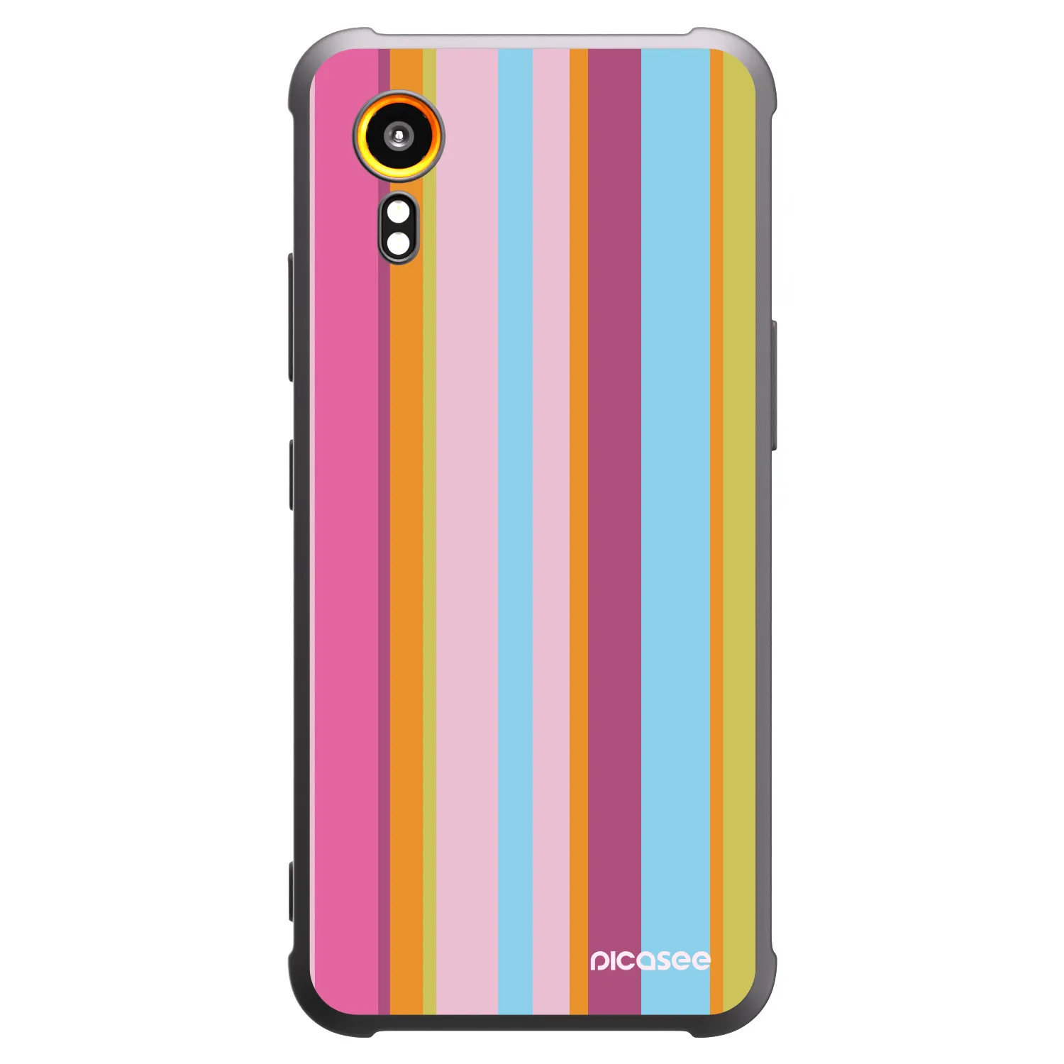 Picasee silikonowe czarne etui na Samsung Galaxy Xcover 7 - Golden hour