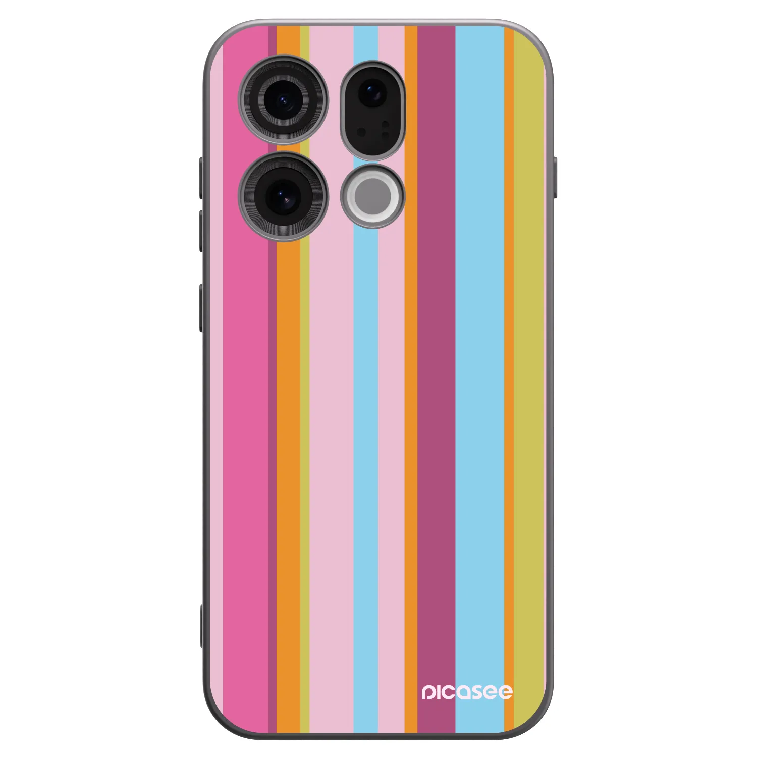 Picasee silikonowe czarne etui na OPPO Find X9 - Golden hour
