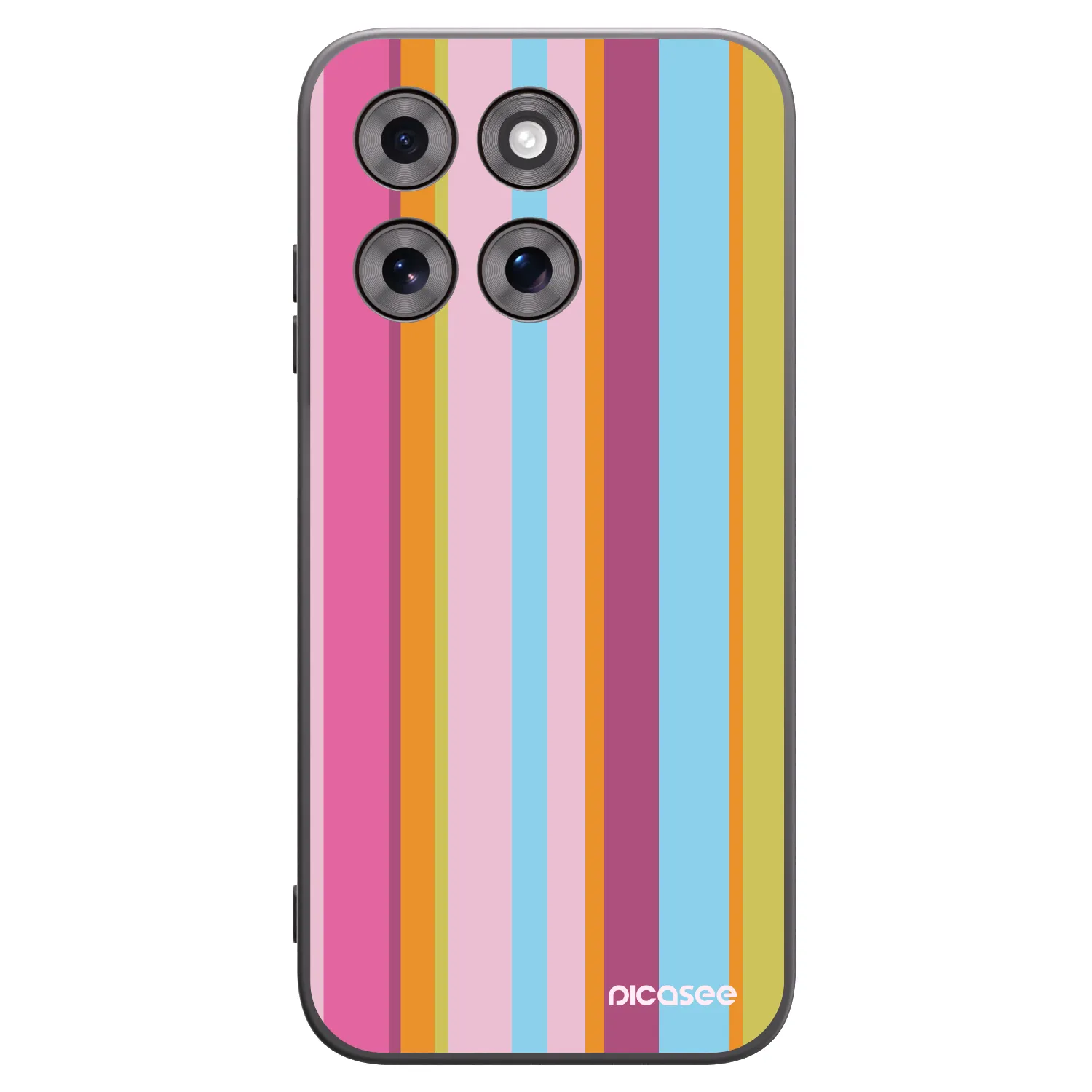 Picasee silikonowe czarne etui na Motorola Moto G77 - Golden hour
