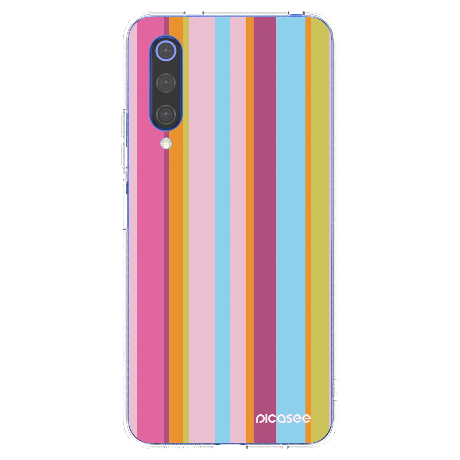 Picasee silikonowe przeźroczyste etui na Xiaomi Mi 9 SE - Golden hour