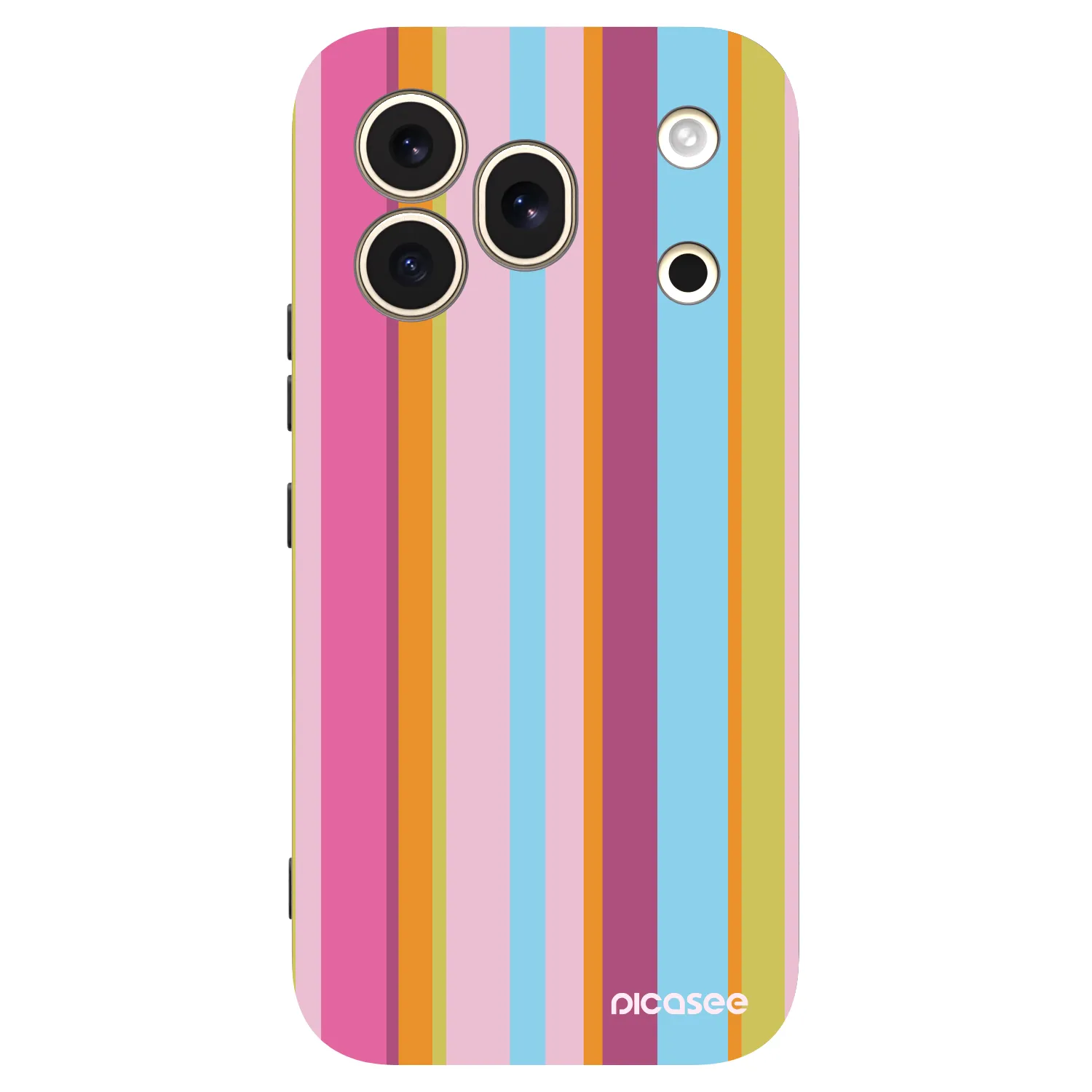 Picasee silikonowe czarne etui na Honor 600 Pro - Golden hour