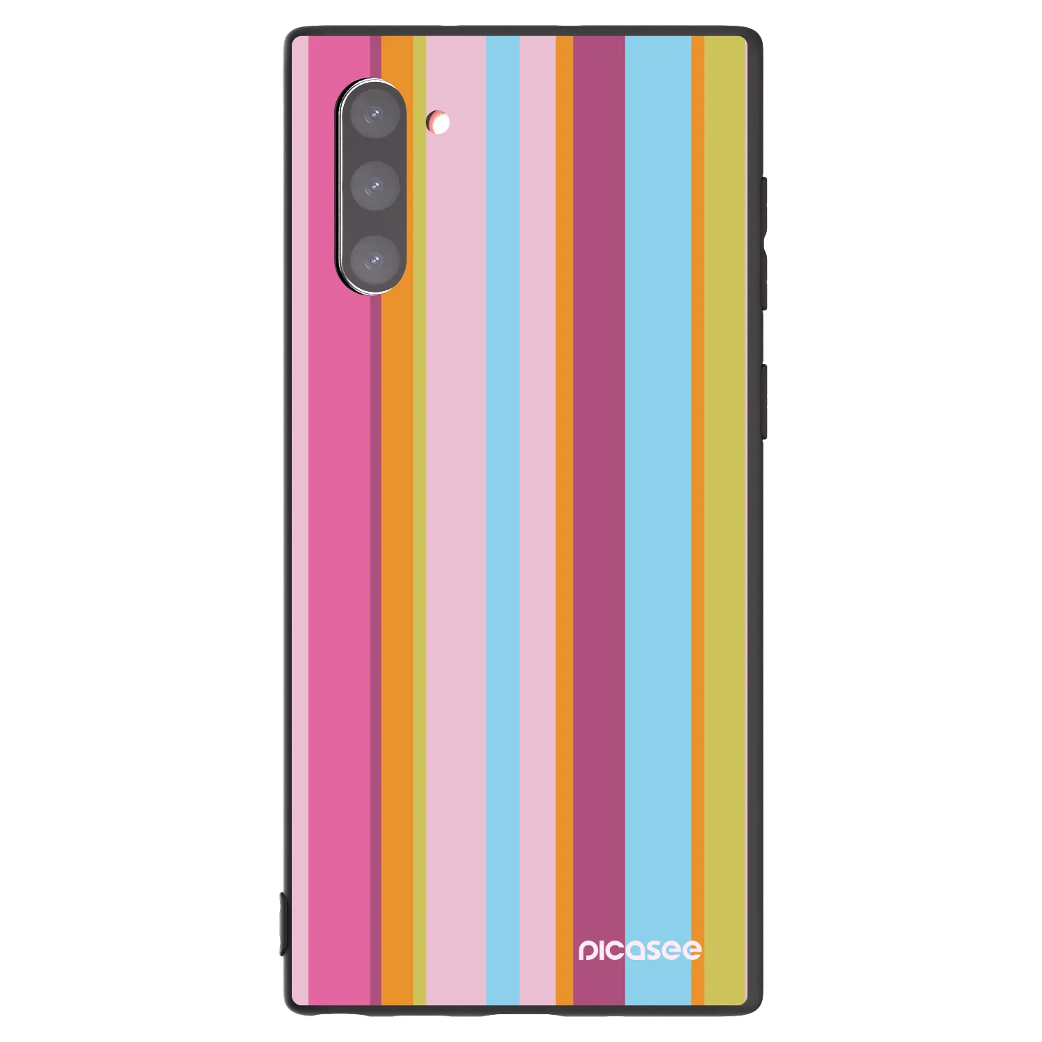 Picasee silikonowe czarne etui na Samsung Galaxy Note 10 N970F - Golden hour