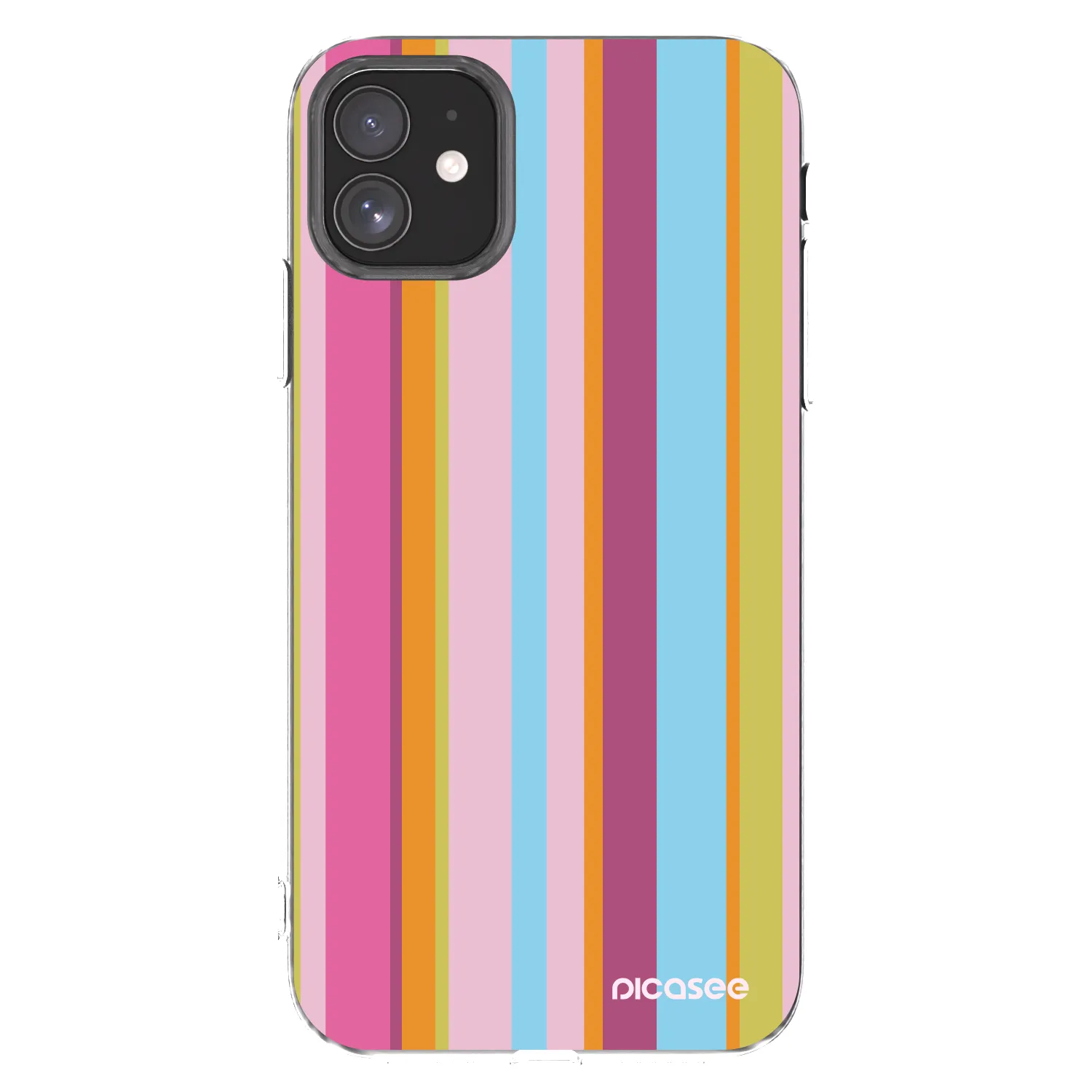 Picasee silikonowe przeźroczyste etui na Apple iPhone 11 - Golden hour