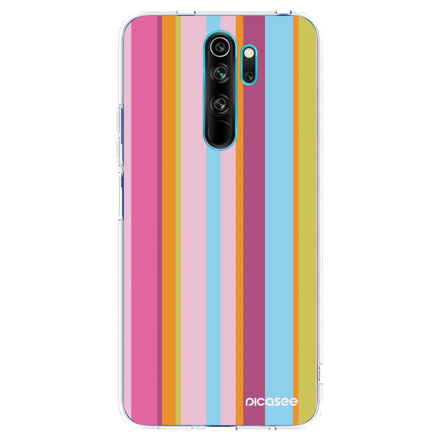 Picasee silikonowe przeźroczyste etui na Xiaomi Redmi Note 8 Pro - Golden hour