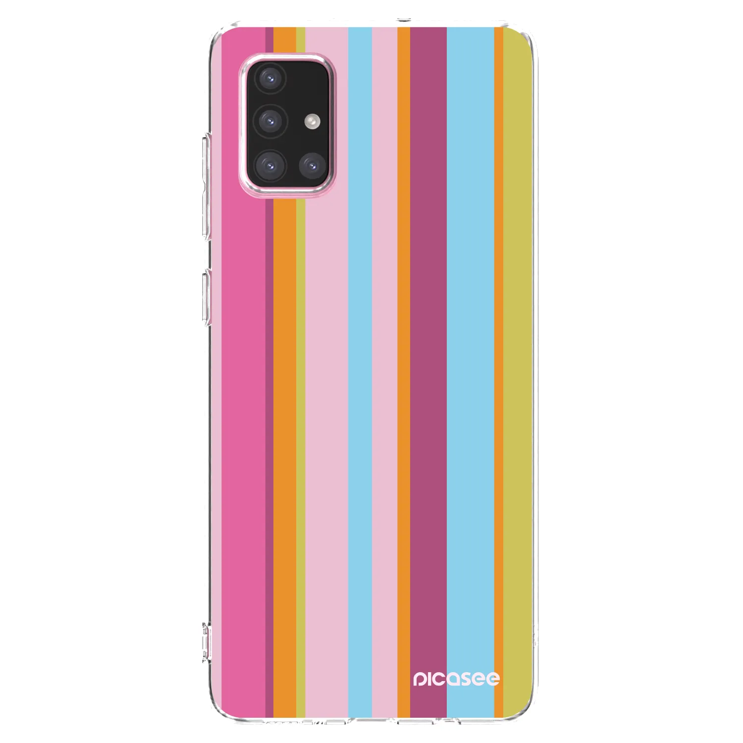 Picasee silikonowe przeźroczyste etui na Samsung Galaxy A71 A715F - Golden hour