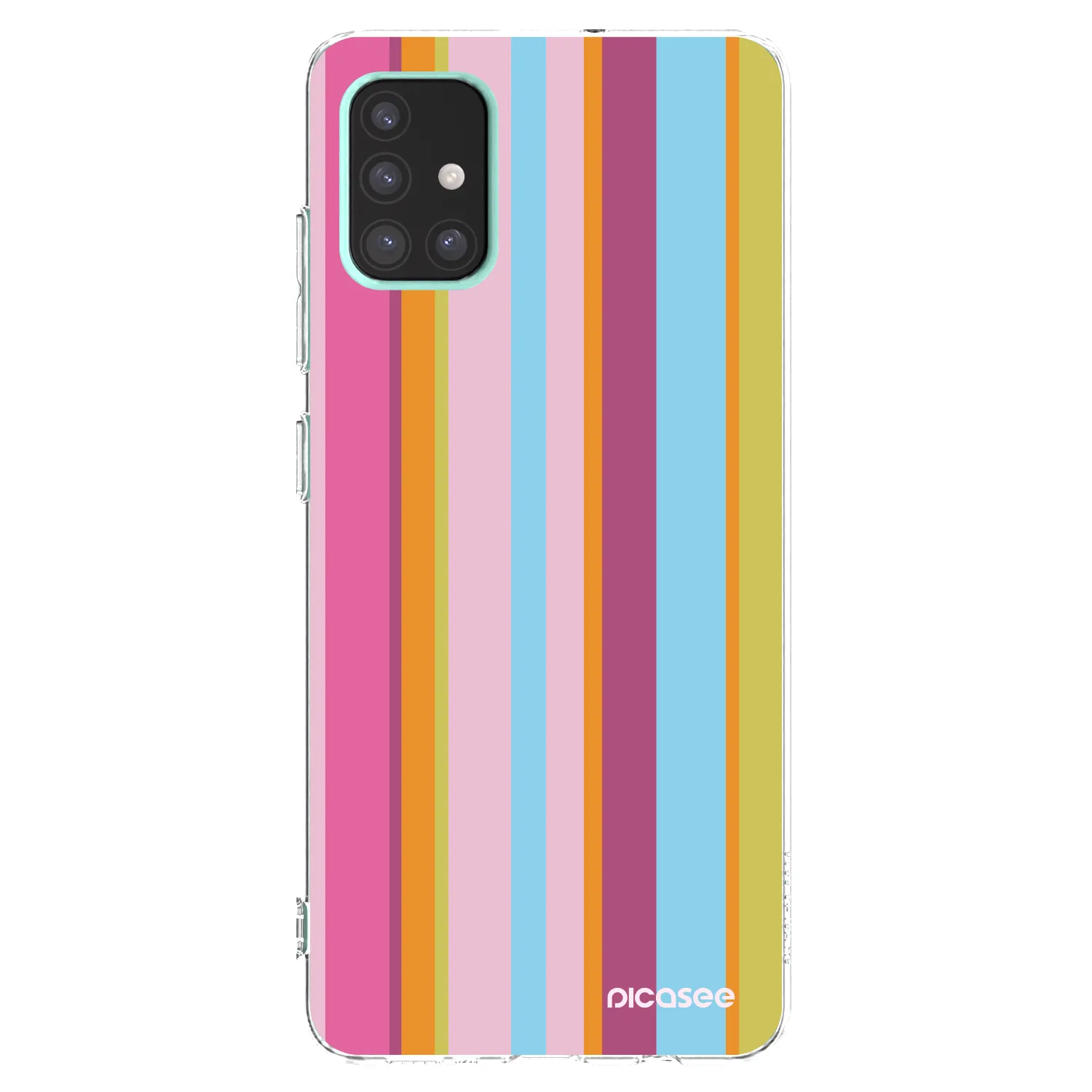 Picasee silikonowe przeźroczyste etui na Samsung Galaxy A51 A515F - Golden hour