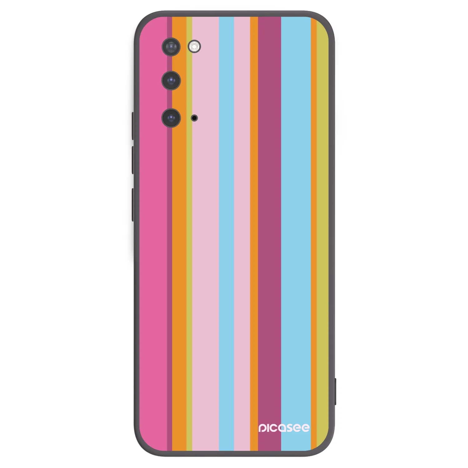 Picasee silikonowe czarne etui na Samsung Galaxy S20 G980F - Golden hour