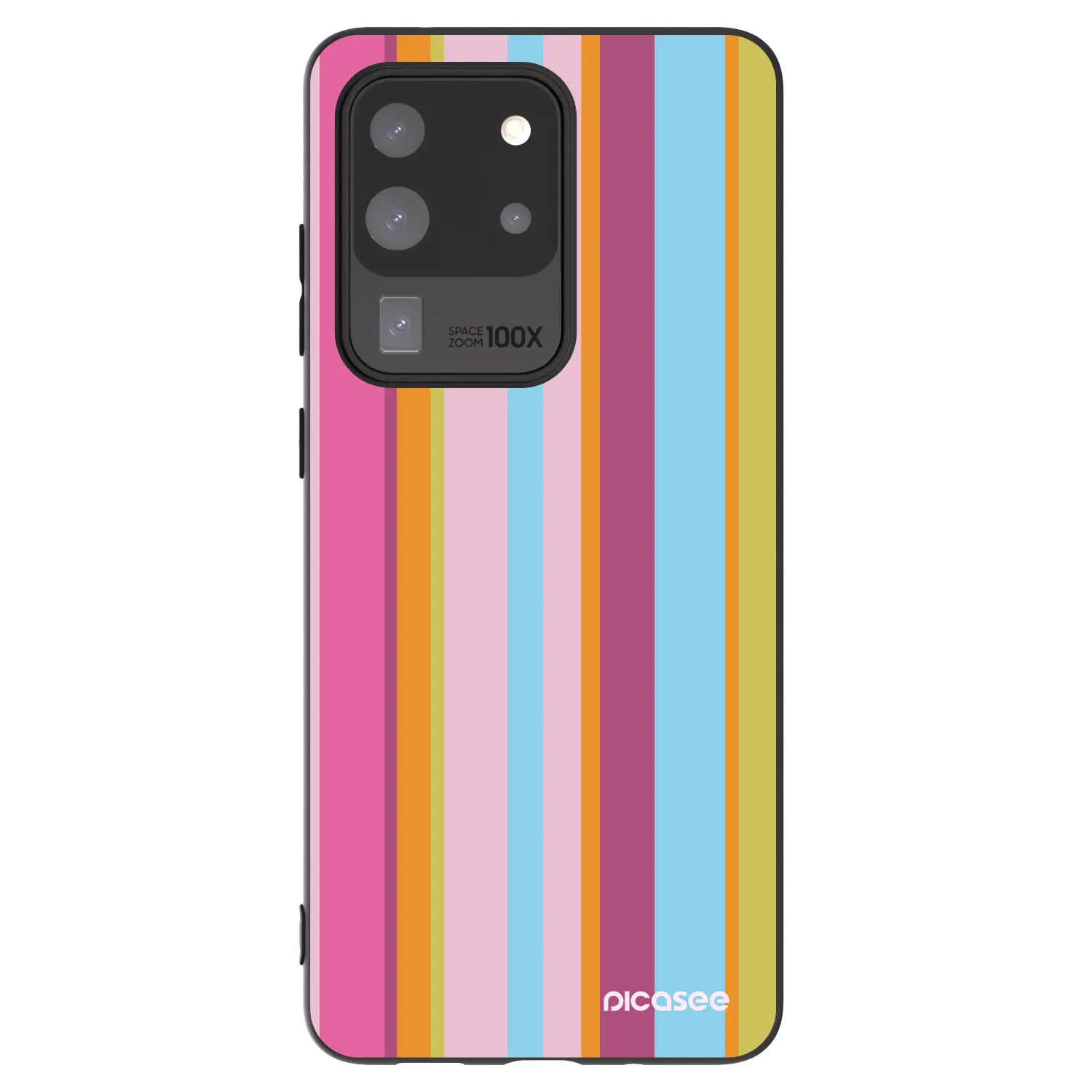 Picasee silikonowe czarne etui na Samsung Galaxy S20 Ultra 5G G988F - Golden hour