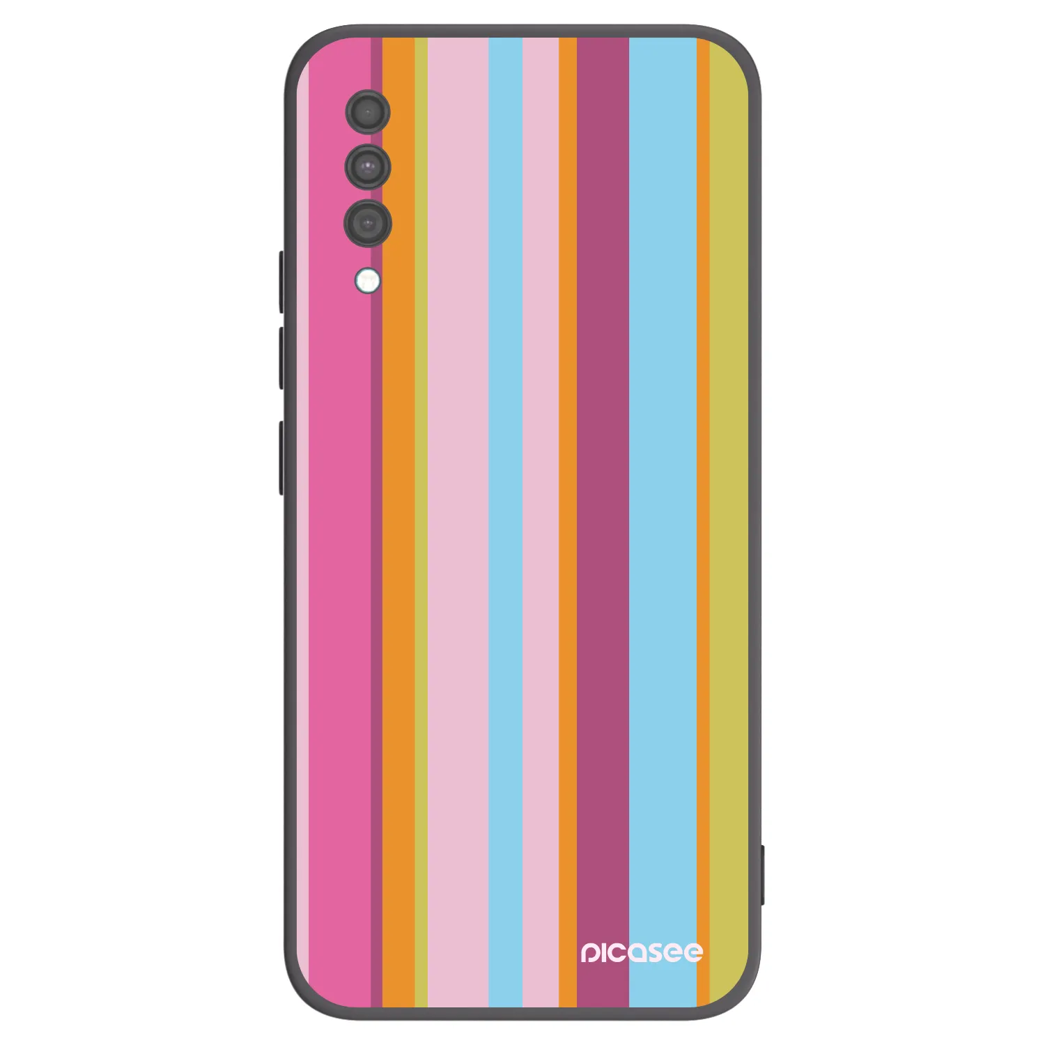 Picasee silikonowe czarne etui na Samsung Galaxy A30s A307F - Golden hour
