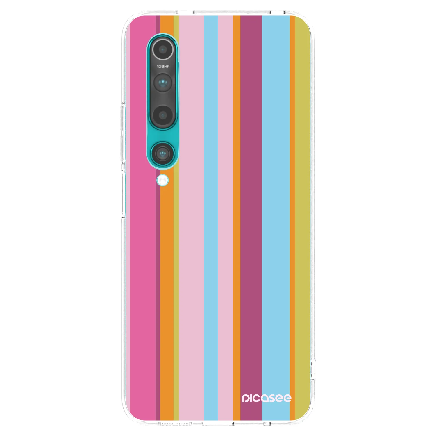 Picasee silikonowe przeźroczyste etui na Xiaomi Mi 10 - Golden hour