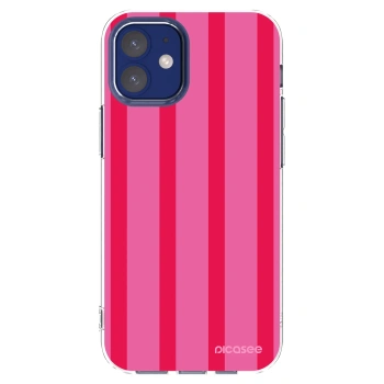 Picasee silikonowe przeźroczyste etui na Apple iPhone 12 mini - Hot tropic