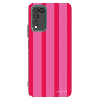 Picasee silikonowe przeźroczyste etui na Honor 10X Lite - Hot tropic