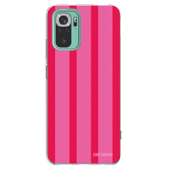 Picasee silikonowe przeźroczyste etui na Xiaomi Redmi Note 10 Pro - Hot tropic