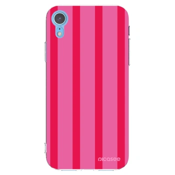 Picasee silikonowe przeźroczyste etui na Apple iPhone XR - Hot tropic