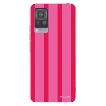 Picasee silikonowe przeźroczyste etui na Vivo X60 Pro 5G - Hot tropic