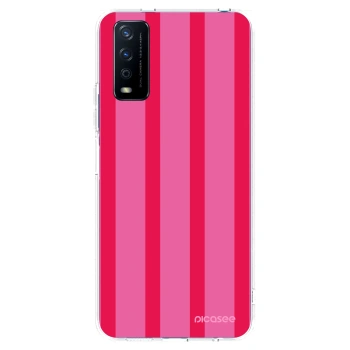 Picasee silikonowe przeźroczyste etui na Vivo Y11s - Hot tropic