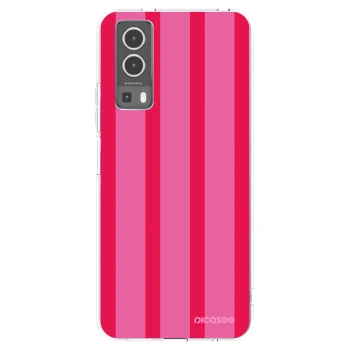 Picasee silikonowe przeźroczyste etui na Vivo Y72 5G - Hot tropic