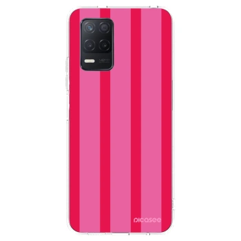 Picasee silikonowe przeźroczyste etui na Realme 8 5G - Hot tropic