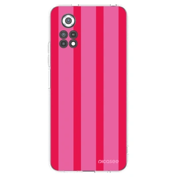 Picasee silikonowe przeźroczyste etui na Xiaomi Poco X4 Pro 5G - Hot tropic