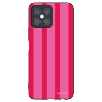 Picasee silikonowe czarne etui na Honor X8 4G - Hot tropic