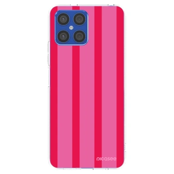 Picasee silikonowe przeźroczyste etui na Honor X8 4G - Hot tropic