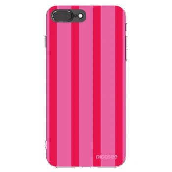 Picasee silikonowe przeźroczyste etui na Apple iPhone 8 Plus - Hot tropic