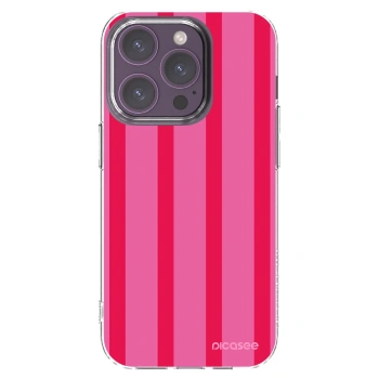 Picasee silikonowe przeźroczyste etui na Apple iPhone 14 Pro - Hot tropic