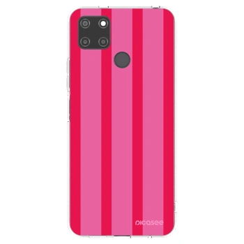 Picasee silikonowe przeźroczyste etui na Realme C21Y - Hot tropic