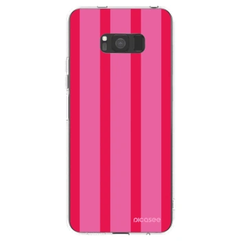 Picasee silikonowe przeźroczyste etui na Samsung Galaxy S8 G950F - Hot tropic
