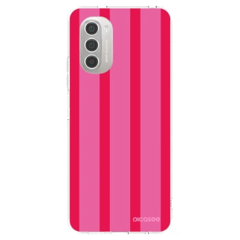 Picasee silikonowe przeźroczyste etui na Motorola Moto G51 - Hot tropic