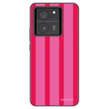 Picasee silikonowe czarne etui na Xiaomi 13T - Hot tropic