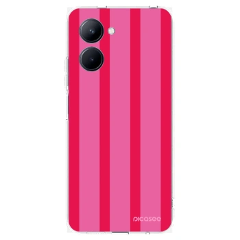 Picasee silikonowe przeźroczyste etui na Realme C33 (2023) - Hot tropic