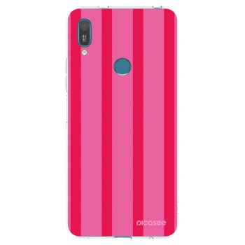 Picasee silikonowe przeźroczyste etui na Huawei Y7 2019 - Hot tropic