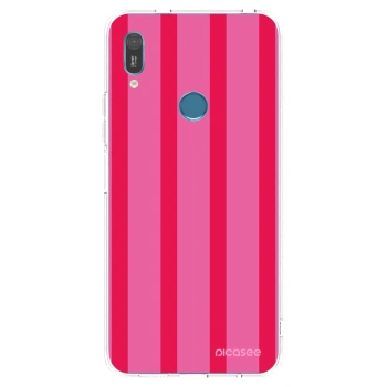 Picasee silikonowe przeźroczyste etui na Huawei Y6 2019 - Hot tropic