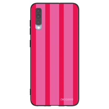 Picasee silikonowe czarne etui na Samsung Galaxy A70 A705F - Hot tropic