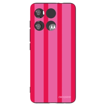 Picasee silikonowe czarne etui na Motorola Edge 60 5G - Hot tropic