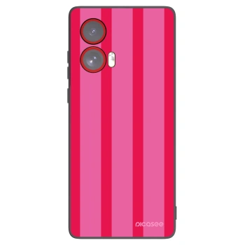 Picasee silikonowe czarne etui na Motorola Edge 50 Fusion - Hot tropic