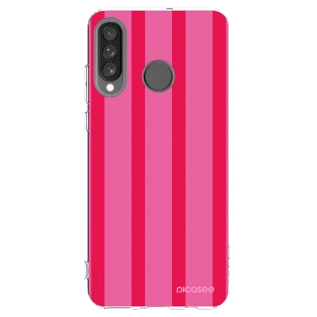 Picasee silikonowe przeźroczyste etui na Huawei P30 Lite - Hot tropic