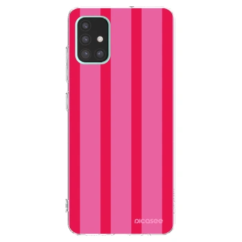 Picasee silikonowe przeźroczyste etui na Samsung Galaxy A51 A515F - Hot tropic