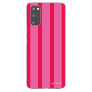Picasee silikonowe przeźroczyste etui na Samsung Galaxy S20 G980F - Hot tropic