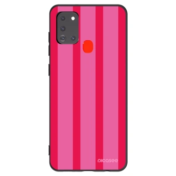 Picasee silikonowe czarne etui na Samsung Galaxy A21s - Hot tropic