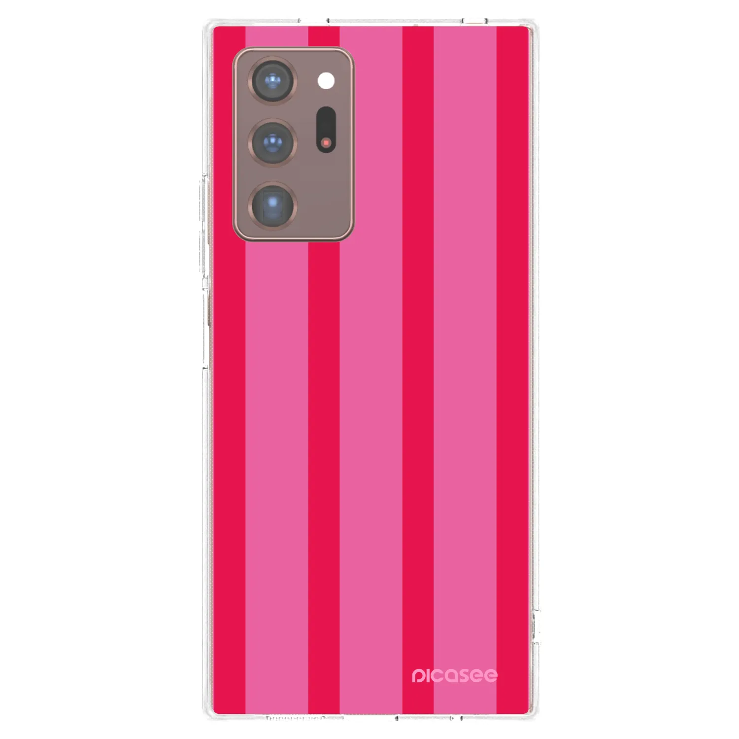 Picasee silikonowe przeźroczyste etui na Samsung Galaxy Note 20 Ultra - Hot tropic