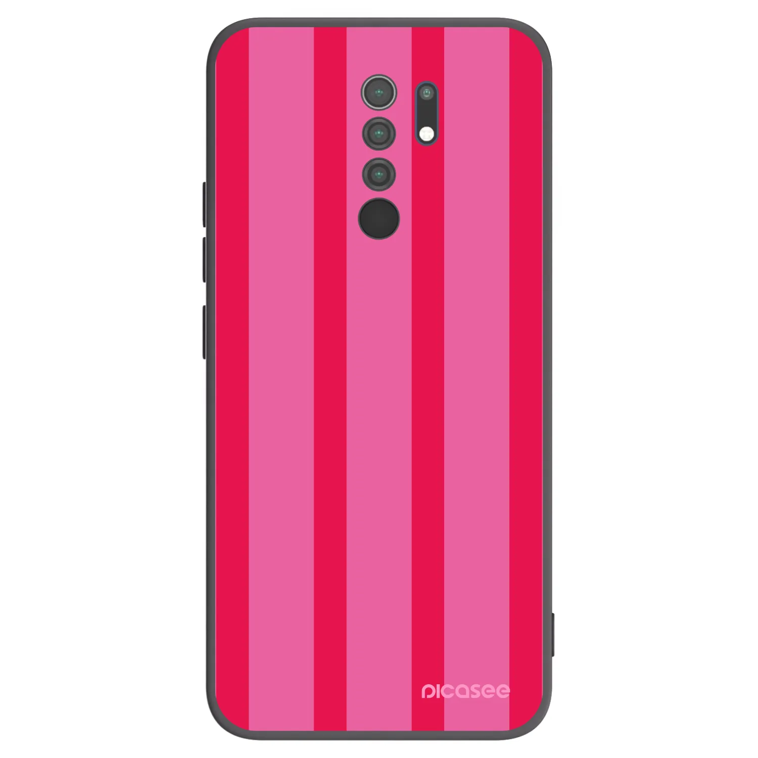 Picasee silikonowe czarne etui na Xiaomi Redmi 9 - Hot tropic