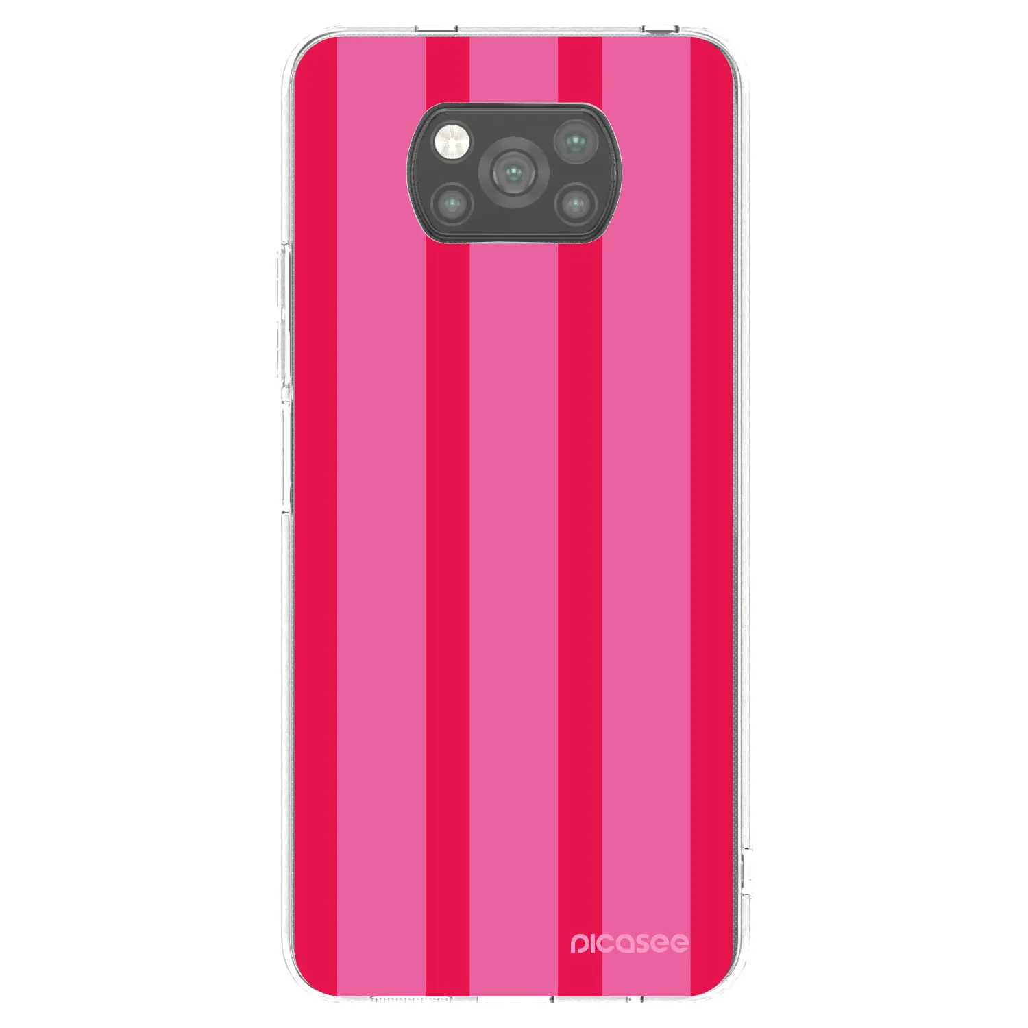 Picasee silikonowe czarne etui na Xiaomi Poco X3 - Hot tropic
