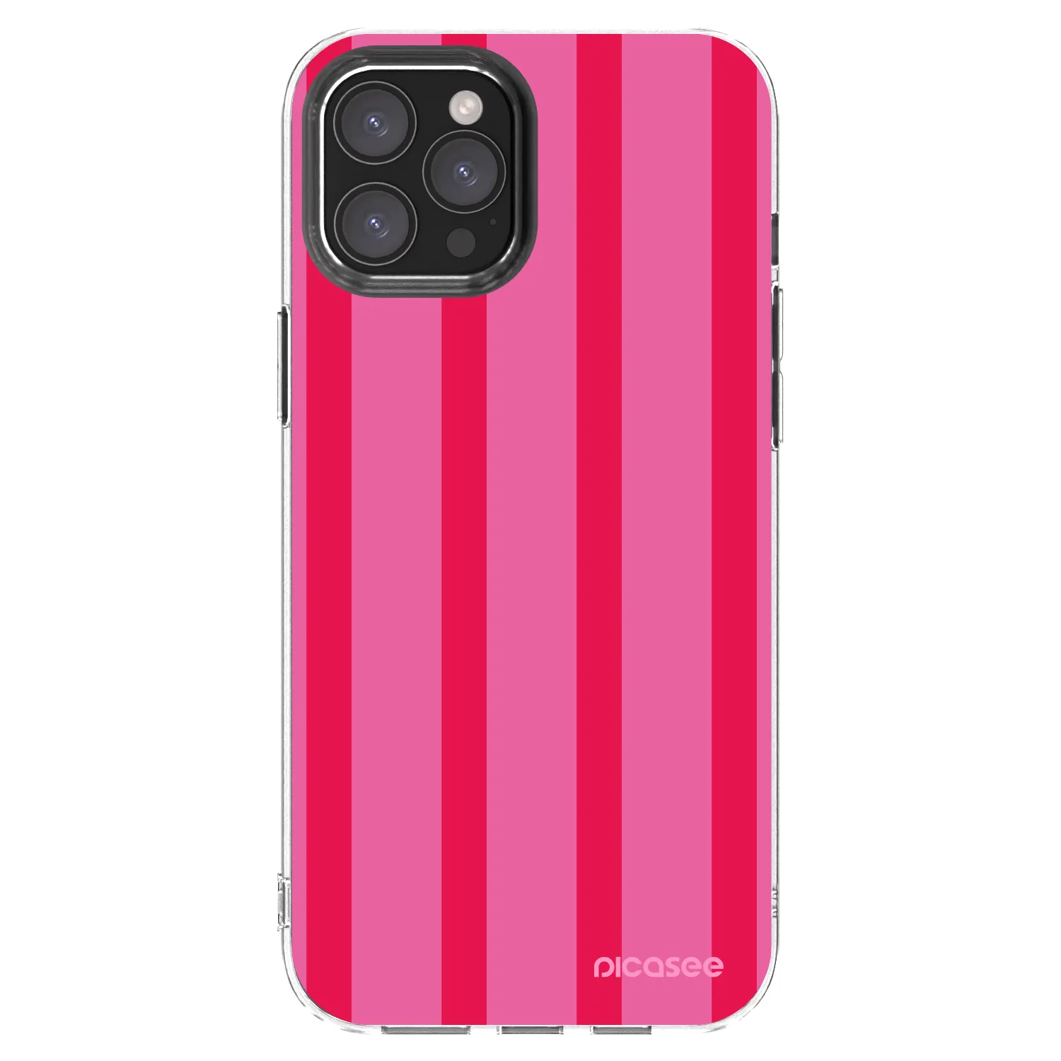 Picasee silikonowe przeźroczyste etui na Apple iPhone 12 Pro Max - Hot tropic